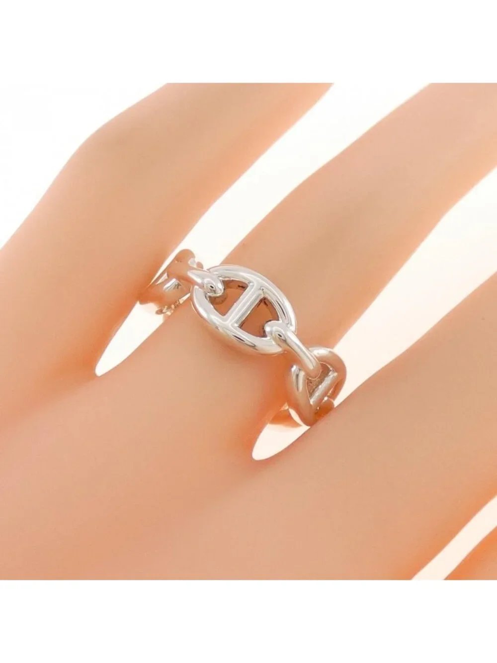 Hermes Chaine D'ancre Enchainee Ring